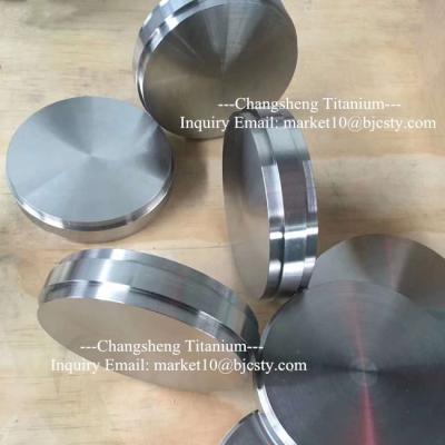 China OEM PVD 5N+ 99,9995% Titanium Doelstellingen Halvegeleiderdoelstellingen van hoge zuiverheid Dunne films Te koop