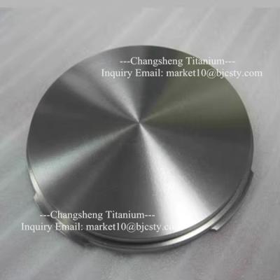 China 990,9%-99,999% zuiverheid Titanium Doelstellingen De sleutel tot succesvolle dunne film afzetting Te koop