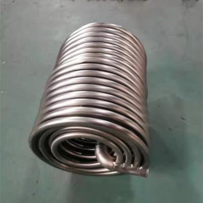 China Stainless Steel Coil Tubes 34mm Heat Pump Evaporator Chemical Industry for sale