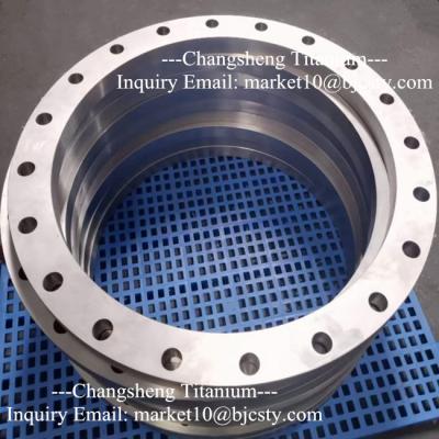 China ASTM B381 F2 Forged Titanium Flanges For Petrochemical Spherical Storage Tank for sale