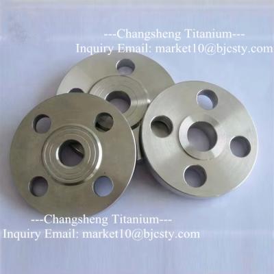 China Flange de tubos de titânio forjado não magnético para água do mar e água salgada Dimensões 1/2' DN15 a 48' DN1200 Vantagens Não magnético à venda