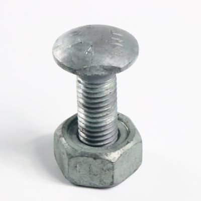 China Steel Road Bolts Good Steel Guardrail Bolt Low Price High Strength Forged Hardened Steel Bolt for sale