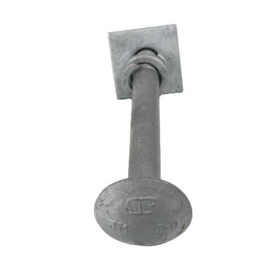 China Step Construction Bolt With Nuts For Tower Construction Metric Gauge Carbon Steel Tower Step Bolt for sale