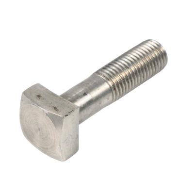 China Steel And Construction Metal Building Bolt For Sale Steel Square Bolt DIN M18*1.5mm Standard Square Head Bolt for sale