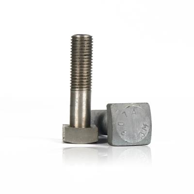 China Construction Steel And Metal Building Square Head Bolts Standard Square Bolts For Steel Building for sale