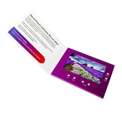 China Japan Factory Chinese Homemade Promotional LCD HD IPS Screen Digital Video Brochure For Business for sale