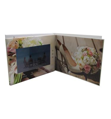 China Japan/Europe/USA/Saudi Arabia Customized Hardcover 7 Inch Digital LCD Video Business Card Brochure For Advertising for sale