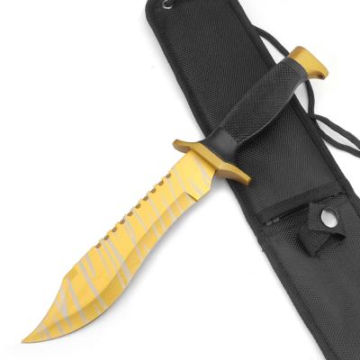 China Hunting Knife Cs Go Bowie Knife / Tiger Tooth Bowie Knife for sale