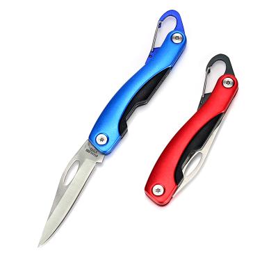 China Good Quality Slide Mini Folding Knife Tactical Pocket Open Knife With Climbing Hook for sale