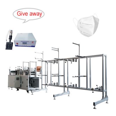 China Factory high speed full face ultrasonic medical automatic disposable surgical dust surgical full face facemask n95 mask making machine for sale