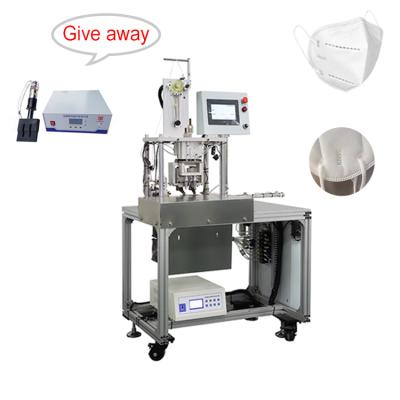 China Factory cheap price nonwoven spot welder welding semi automatic disposable n95 strap ear loop face mask machine making maker for sale