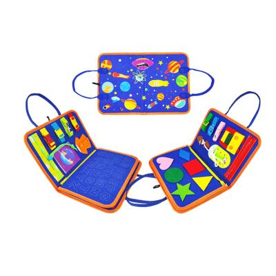 China Hot Sale Durable Ideal Gift Amazon Busy Board Toys For Toddlers Foldable Sensory Toys Diy Busy Board Accessories for sale