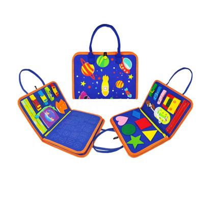 China Durable Kids Educational Toys Felt Toddler Busy Busy Board Skills Board Sensory Learning Toys For Children for sale