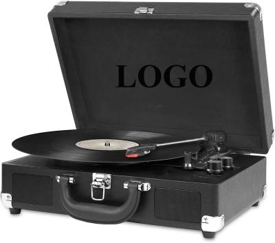 China Other Vintage Suitcase 3 Speed ​​Turntable Vinyl Blue Tooth Phonograph Record Player DLSC001 Vintage Record Player DLSC001 for sale