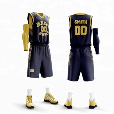 China Custom Sets Sublimation Uniform Design Sample No Logo Best Embroid Fabrics Breathable Set Women Uniform 2023 Basketball Uniforms for sale