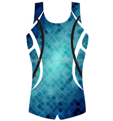 China Comfortable Boys One Piece Sublimated Lycra Gymnastics Dancer Tights For Training for sale