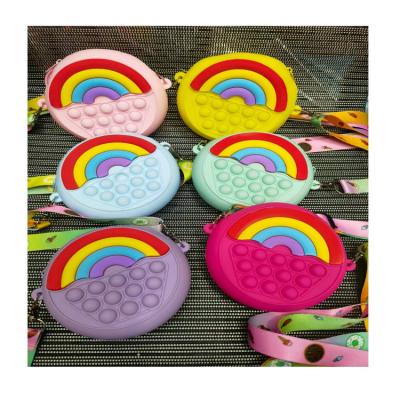 China Custom 2.05 dollar model YH-GJB012 newest styles kids handbag waterproof hot sale silicone with different colors for sale