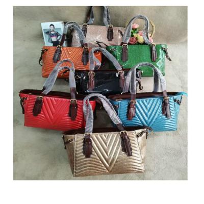 China Fashion 4.68 Dollar Model A8-017 Good Quality PU Leather Shoulder Handbag With Different Colors for sale