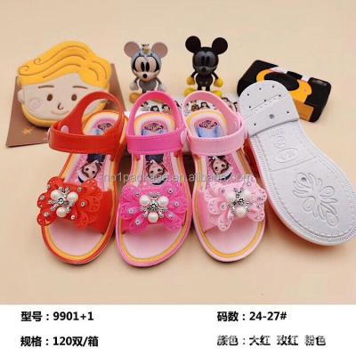 China Printed series of 1.13 dollars YH-BF001 2021 hot sale full size children girls indoor and outdoor children's sandals for sale