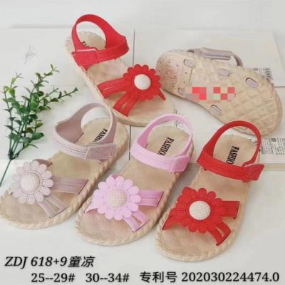 China 1Dollar Good Quality Model YH-MX017 Round Children 2021 Newest Style Mix Size Mix Colors For Kids Girls Sandals for sale