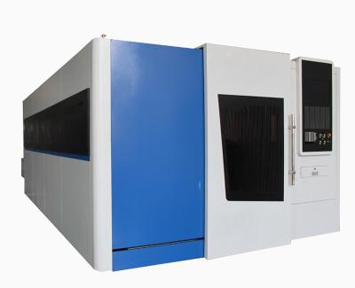 China 3015 2000w Water Cooled 3000w All Enclosed Laser Cutter Exchange Platform Fiber Laser Cutter Fiber Laser Cutting Machine For Metal for sale