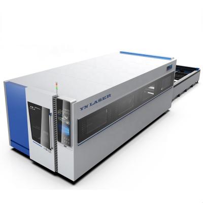 China Laser CUTTING Raycus Source 1000w 1500w 2000w Metal To Protect Roofing Fiber Laser Cutting Machine for sale