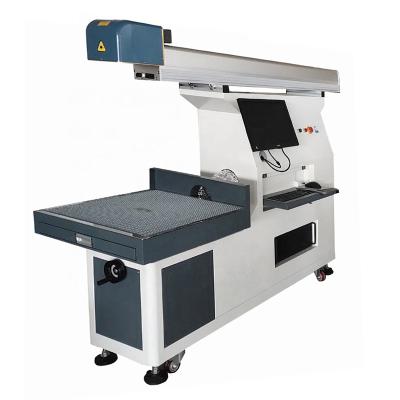 China Water Cooled Desktop Laser Tube 100W 600*600mm Large Work Area CO2 Laser Marker With Dynamic Focusing 3D CO2 Laser Marking Machine for sale