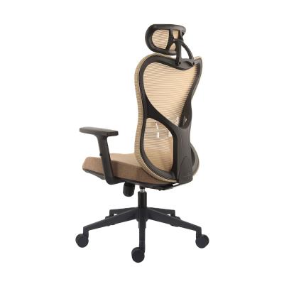 China Good Quality Back Support Chair Luxury Office Adjustable Ergonomic Office Rotation Chair With Headrest for sale