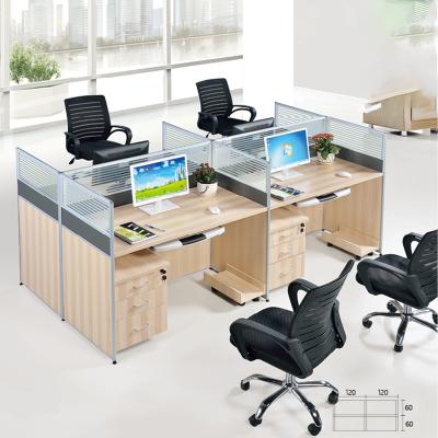 China Expandable Workstation Furniture Modern Design Office Meeting Table Wooden Workstation Partition for Sale for sale