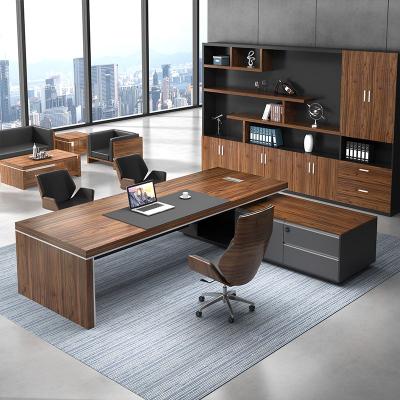 China High Quality Luxury Modern Marble Executive Expandable Solid Wood Office Chair Desk for sale