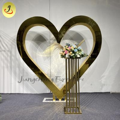 China JC-WD12 Fashionable New Stylish Wedding Decorations PVC/Acrylic Love Stand Wedding Backdrop Decor Events Party Background Wall for sale