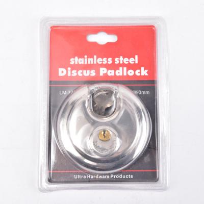 China High Security China Supplier Low Price Disc Padlock Cabinet Durable High Quality Disc Padlock Stainless Pad Lock for sale