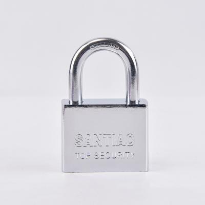 China High Security 30 Square Key Iron Nickel Plated Padlock Durable Top Security Sample Security Padlock Available for sale