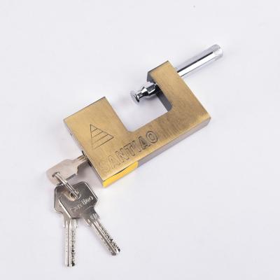 China Durable High Security 60MM Iron Padlock Rectangular Colorful Anti-theft Heavy Duty Iron Padlock for sale