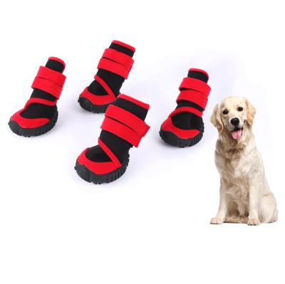 China Durable Breathable Dog Shoes Anti-Slip Comfortable Pet Sheds Paw Protector For All Seasons Pet Shoes For Small Medium Large Dogs for sale