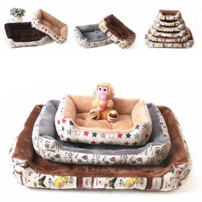 China Viable Dog Bed Sofa Mats Pet Products Animals Accessories Dogs Basket Supplies Large Medium Cushion Cat Bed Small House for sale