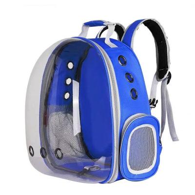 China Carrie For Puppy And Cat Breathable Transparent Outdoor Portable Pet Backpack Vast Breathable Bag for sale