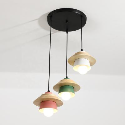 China Modern Colorful Kids Pendant Light Bulb Brass Pendant Light Chandelier for sale