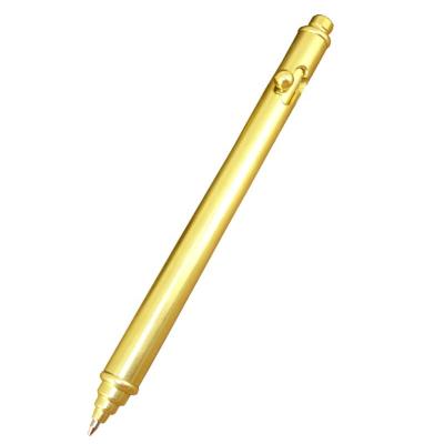 China Promotional Unisex Solid Brass Metal Ball ACMECN Pen Heavy Ballpoint Pen Gun Style Cute Design 54g For Promotion Handmade High Quality Pen for sale