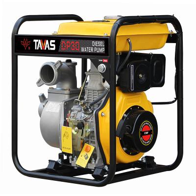 China Other TAVAS DP30E 3inch agriculture diesel engine water pump electric starter for sale