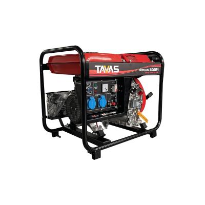 China TAVAS DG3500SE 3.0KW Electric Start Portable Diesel Generator For Home Use DG3500SE for sale