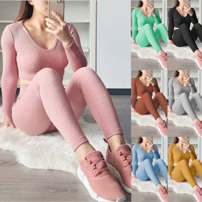 China 2021 QUICK DRY autumn and winter new casual fashion women's long sleeve hood suit sweatsuit 2 pieces for sale