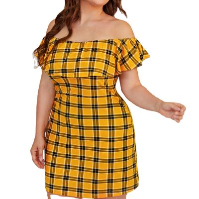 China Anti-wrinkle fall plus size dresses for sale