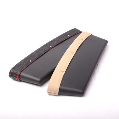 China Leather Car Front Seat Side Gap Filler Accessories Convenient Pocket Bag Organizer For Phone Keys for sale