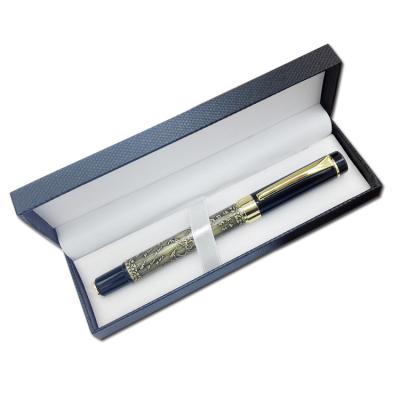 China Promotional High Quality Metal Rollerball Pen Luxury Gift Pen Set with Case Metal Ballpoint Pens for Christmas Gift for sale