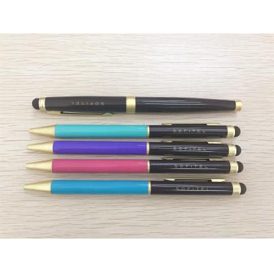 China 2019 new style sofitel hotel promotional touch screen stylus thin metal pen for sale