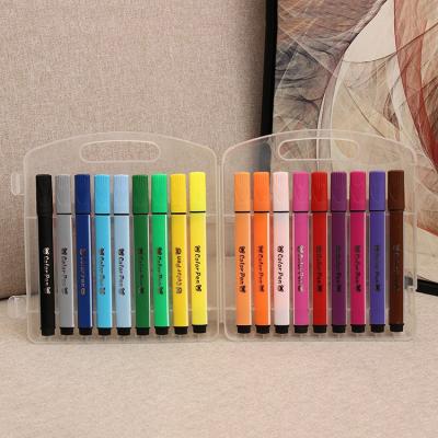 China Multi Color Barrel Water Color Washable Jumbo Triangular Marker Pen M603 for sale