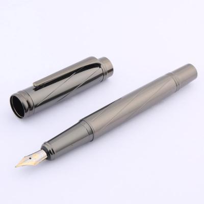 China The other gray standard classic medium fountain pen metal office iraurita pen metal gun gift for sale