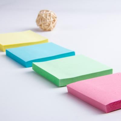 China 2020 Hot Sale Self Adhesive Stationery Memo Pad Colorful Candy Color Sticky Paper for sale