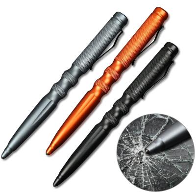 China Promotional Gear Glass Aluminum Refill Survival Emergency Breaker Outdoor Multifunctional Pen Tactical Pen Self Defense Weapons Tungsten Steel for sale